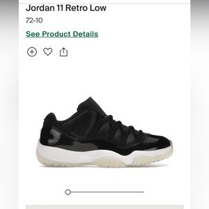 Jordan 11 Retro Low Toddler 6